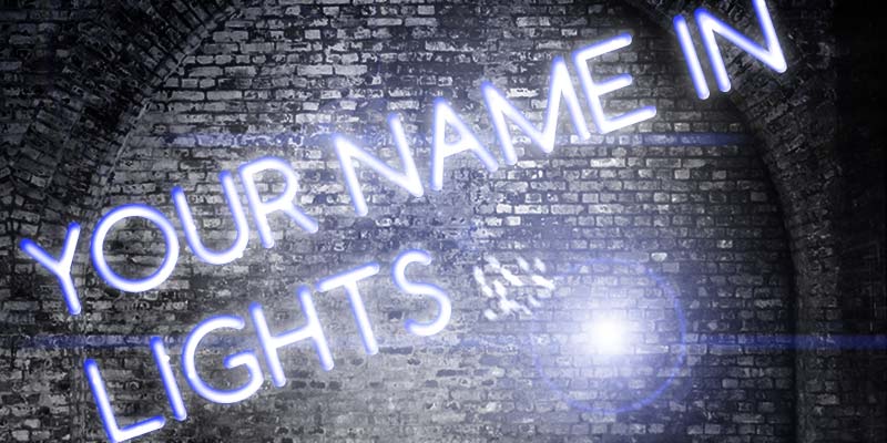 Get Your Name in Lights! Your Article Here.