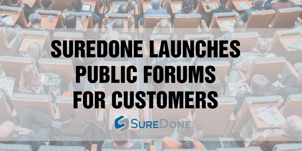 Announcing: SureDone Public Forums!